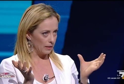 Fratelli d’Italia Giorgia Meloni a DiMartedì su La7 toglie i dubbi a chi li ha: “Io sono la destra italiana”
