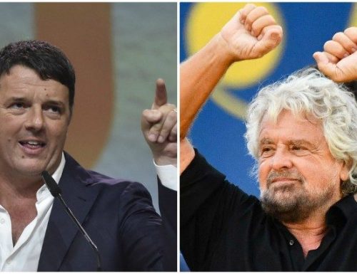Renzi vota la fiducia a Bonafede, e Beppe Grillo lo sfotte: “Il cane che fa bubbù per salvare il posto”