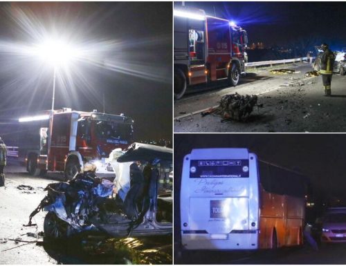 Tragedia a Brescia: auto si schianta contro un autobus: cinque i ragazzi morti