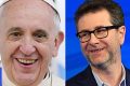 Colpo a sorpresa: Il Papa sarà ospite di Fabio Fazio. Diego Fusaro: “Ormai Bergoglio agisce come un rockstar”