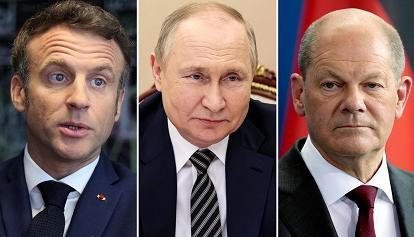 Macron e Scholz telefonano Putin: il colloquio dura 80 minuti. Ecco di cosa hanno parlato