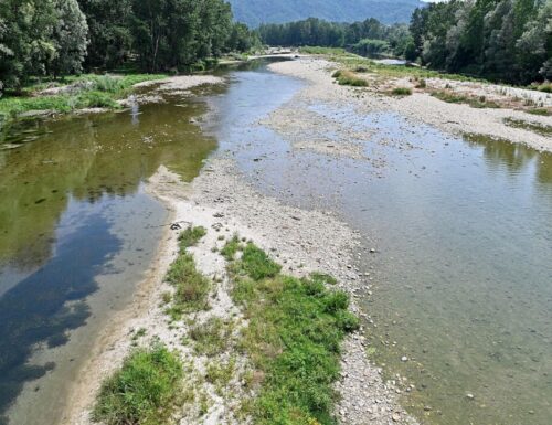 Siccità, il fiume Po è agli sgoccioli come tutti i corsi d’acqua. A rischio le riserve idriche