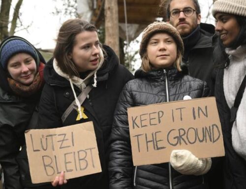 Greta arrestata dalla polizia tedesca: protestava contro una miniera di carbone