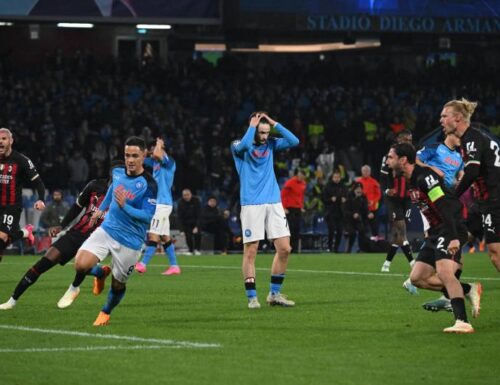 Champions, il Milan passa a Napoli: 1 a 1, e va  in semifinale dopo 16 anni