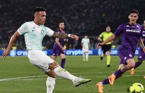 Lautaro stende la Fiorentina, l’Inter vince la Coppa Italia