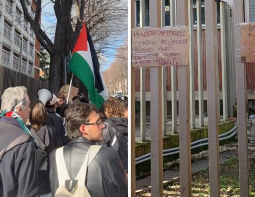 Rai nel mirino dei manifestanti pro-Palestina: scontri sotto la sede di Napoli