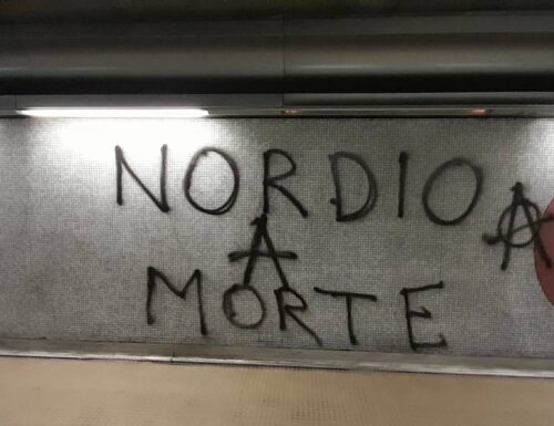 Napoli, scritta choc: “Nordio a morte”. Gli anarchici minacciano ancora